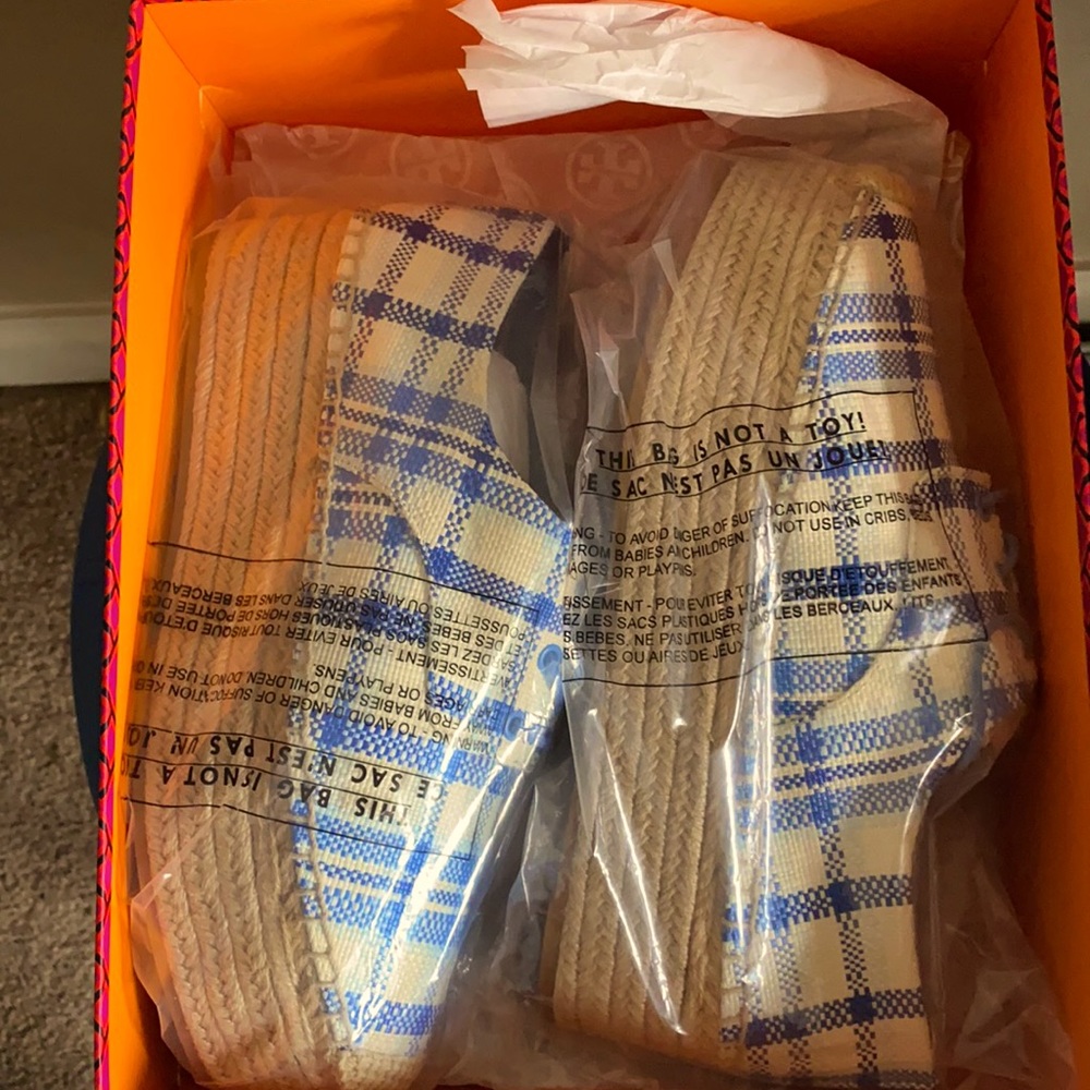 Florence 40MM Platform Platform Espadrilles-Textile Plaid